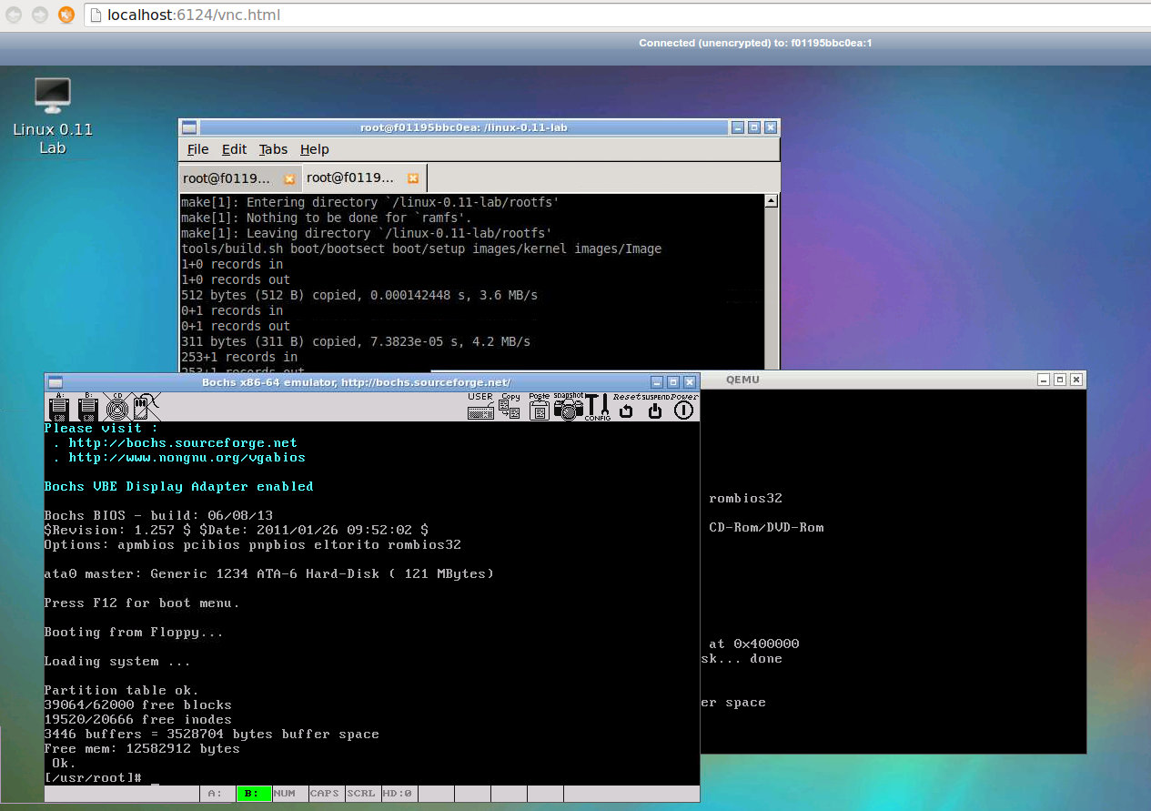 Linux 0.11 Lab